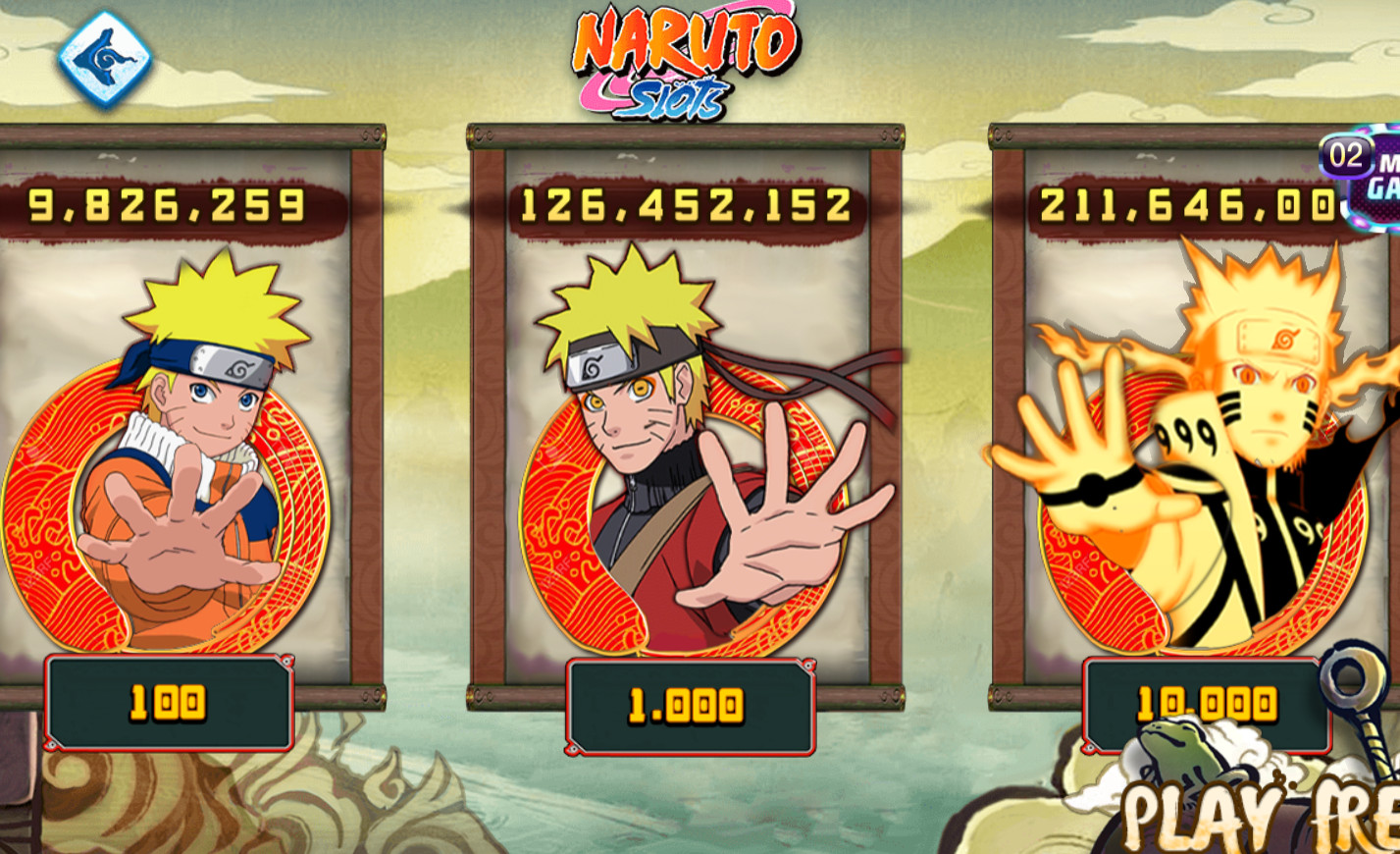 Game slot Naruto tại 789 Club